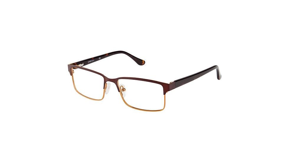 LAmy Vincent Bifocal Prescription Eyeglasses - Frame MATTE BROWN, Size 52/16mm LYVINCENT02