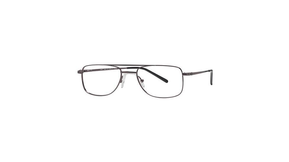 LAmy W-Port 501 Single Vision Prescription Eyeglasses - Frame BRIGHT LIGHT GUN, Size 53/19mm LYWPORT50103S