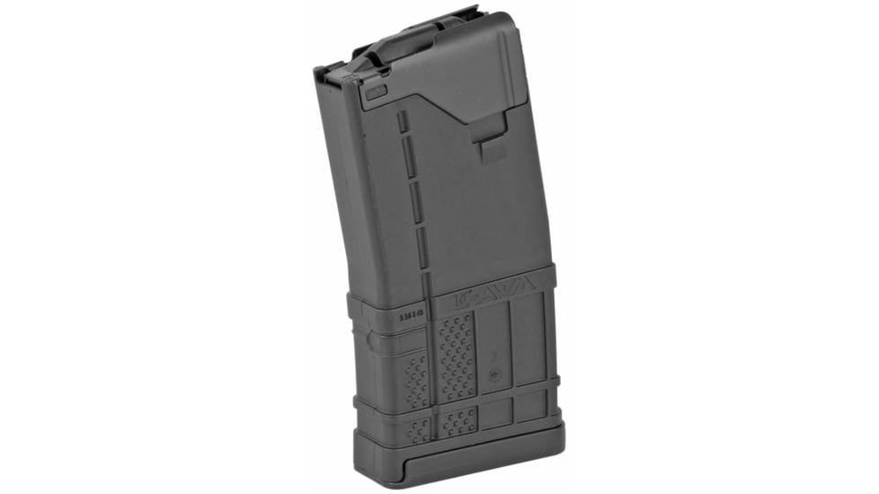 Lancer Systems 999000232004 L5AWM Black Detachable 20rd 223 Rem/300 Blackout/5.56x45mm NATO for AR-15, Polymer, 999000232004-20RD