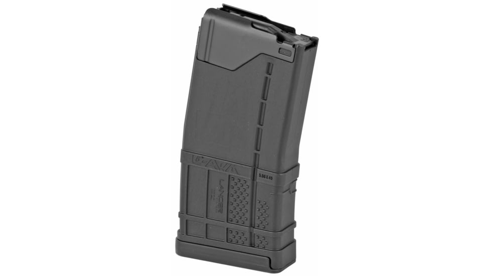 Lancer Systems L5AWM AR-15 Detachable Rifle Magazine, .223 Rem/.300 Blackout/5.56x45mm NATO, 20 Round, Black, 1 Pack, Polymer, 999000232004-20RD