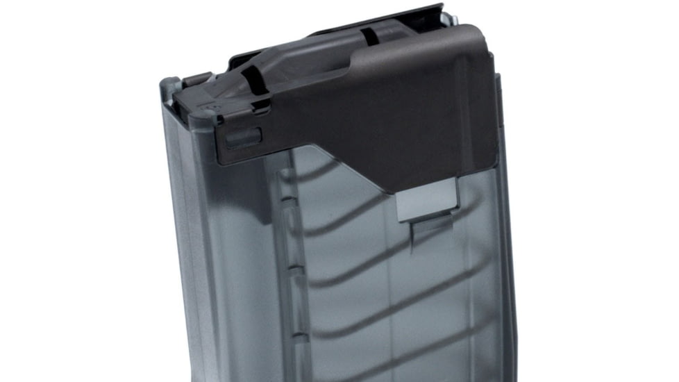 Lancer Systems AR-10, 5.56mm, 30 Round Rifle Magazine, Translucent, TR-LMAG30-30RD