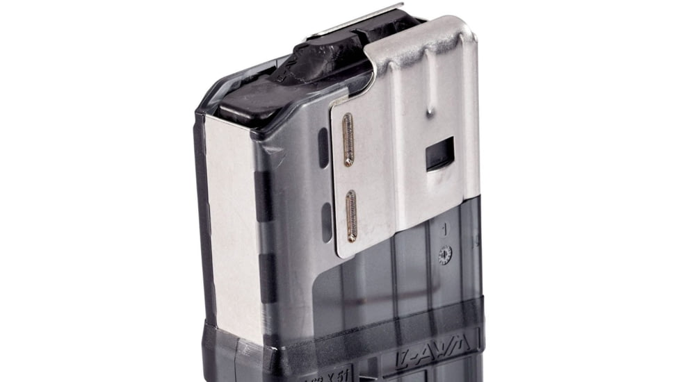 Lancer Systems AR-10, 7.62mm, 20 Round Rifle Magazine, Translucent, TR-308LMAG20-20RD