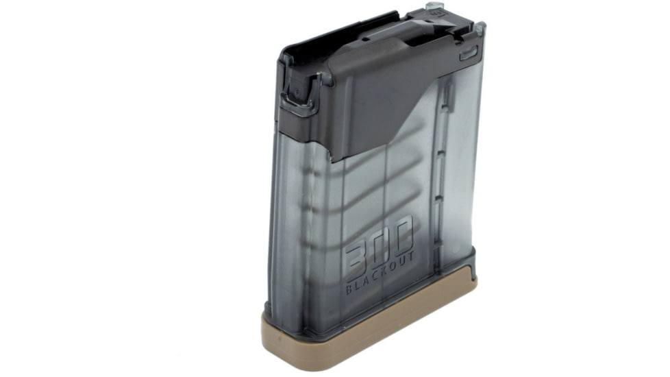 Lancer Systems AR-15, .300BLK, 10 Round Rifle Magazine, Translucent, TR-300LMAG10-10RD