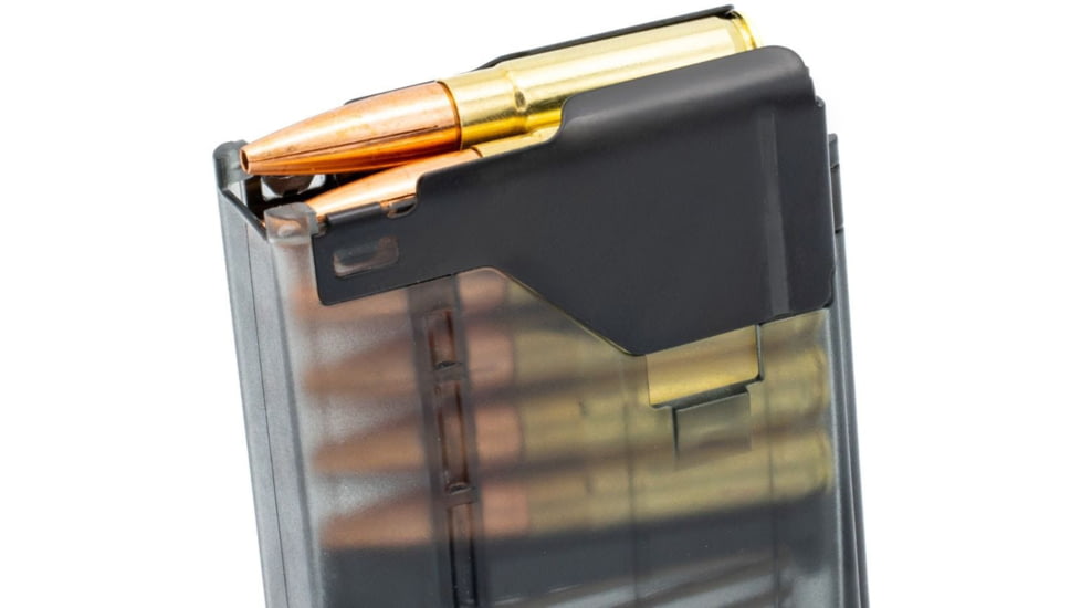 Lancer Systems AR-15, .300BLK, 10 Round Rifle Magazine, Translucent, TR-300LMAG10-10RD