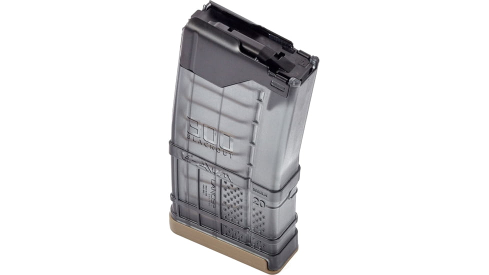 Lancer Systems AR-15, .350 Legend, 15 Round Rifle Magazine, Translucent, TR-350LMAG15-15RD