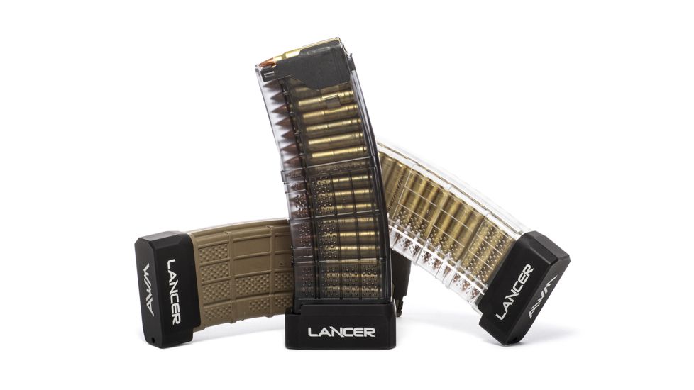 Lancer Systems Basepad 6 Round Magazine Extension for L5 AWM, Black, NSN N L5AWM-EXTBP-06-BLK-6RD