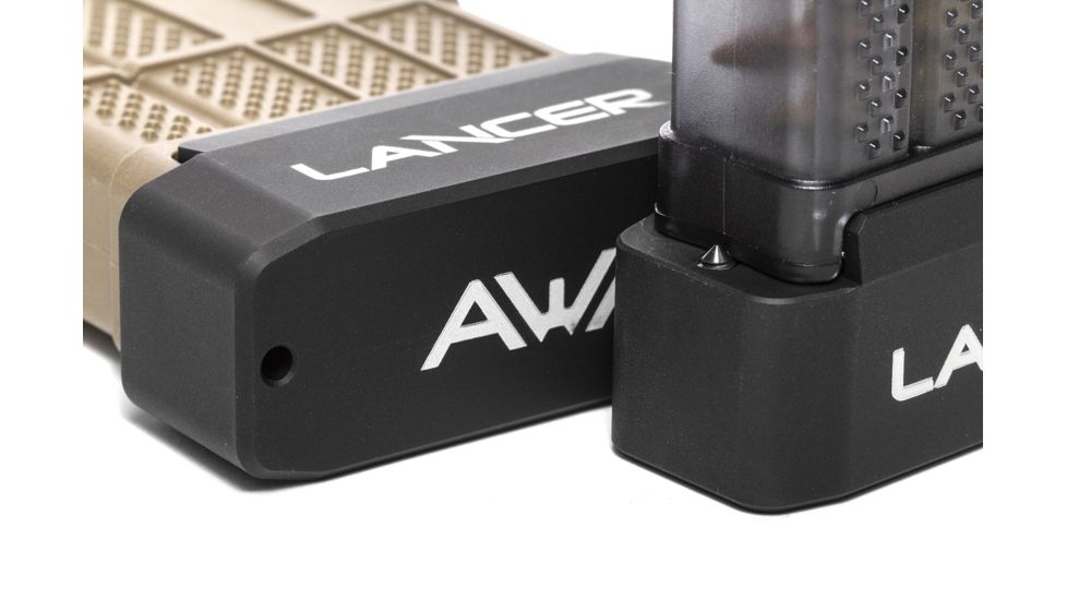 Lancer Systems Basepad 6 Round Magazine Extension for L5 AWM, Black, NSN N L5AWM-EXTBP-06-BLK-6RD