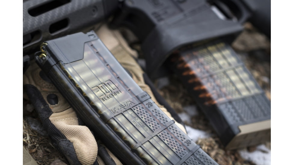 Lancer Systems L5 Advanced Warfighter Magazine, .300 Blackout, 10-Round, Translucent Smoke, 999-000-4280-03