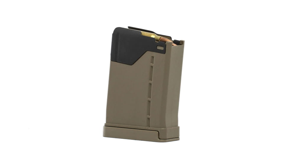 Lancer System L5 Advanced War Fighter AR-15 5.56x45mm NATO 15RD Rifle Magazine, Translucent Clear, L5AWML1520CLR-15RD