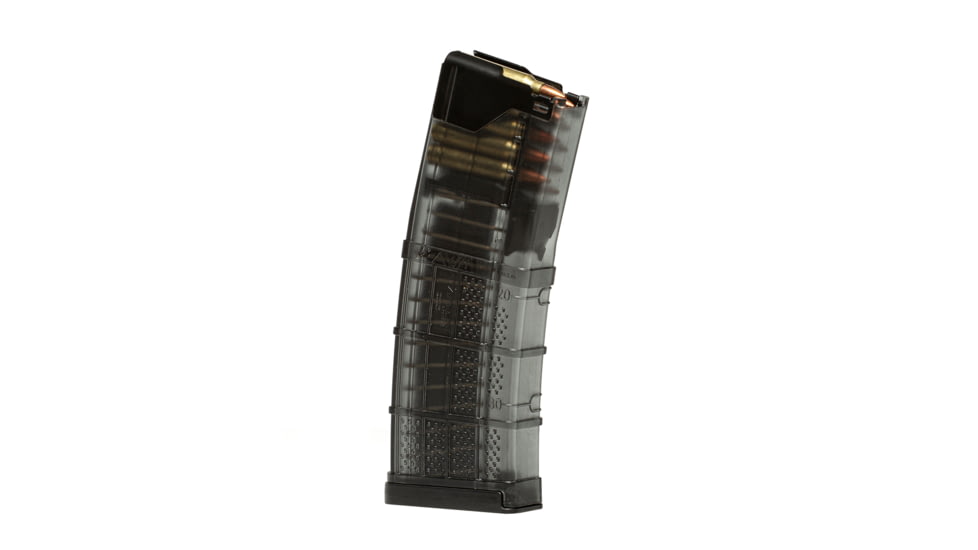 Lancer Systems L5AWM AR-Platform Detachable Rifle Magazine, 5.56x45mm NATO, 10 Round, Translucent Smoke, 1 Pack, Polymer, L5AWML1030SMK-10RD