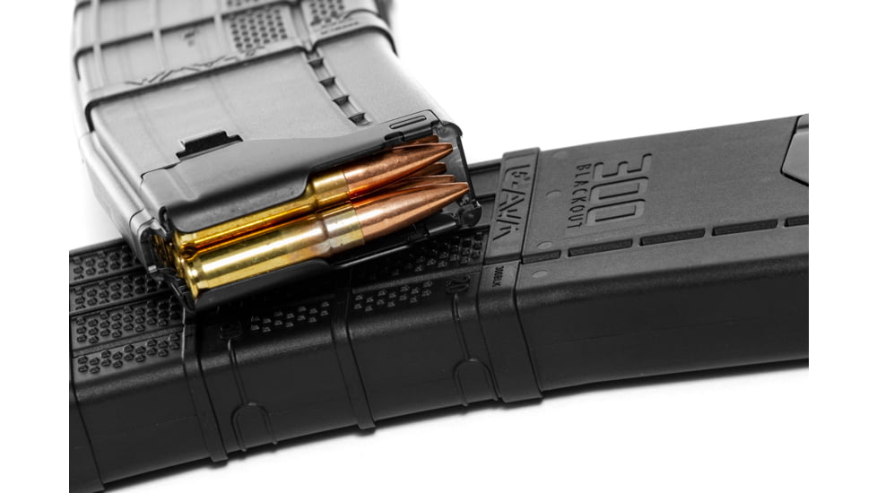 Lancer Systems L5AWM AR-15 .300 Blackout 30 Round Rifle Magazine, Opaque Black, LCR999000428004
