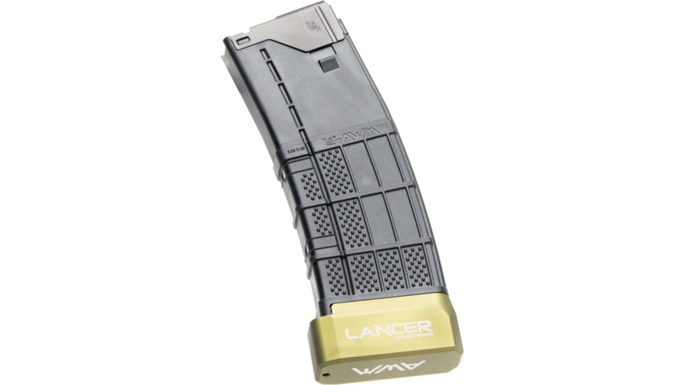 Lancer Systems L5AWM AR-15 Basepad 6 Round Magazine Extension, OD Green, L5AWMEXTBP06ODG