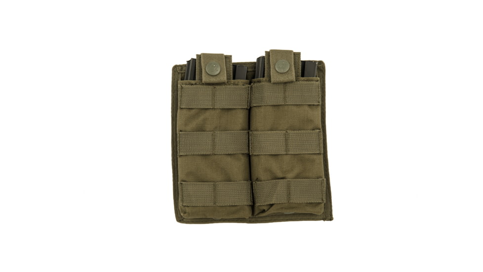 Lancer Tactical 1000D Nylon Double MOLLE Magainze Pouch, Olive Drab, CA-1513GN