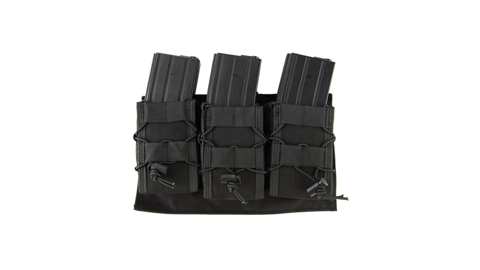 Lancer Tactical 1000D Nylon MOLLE Triple AR Mag Pouch, Black, CA-1843BN
