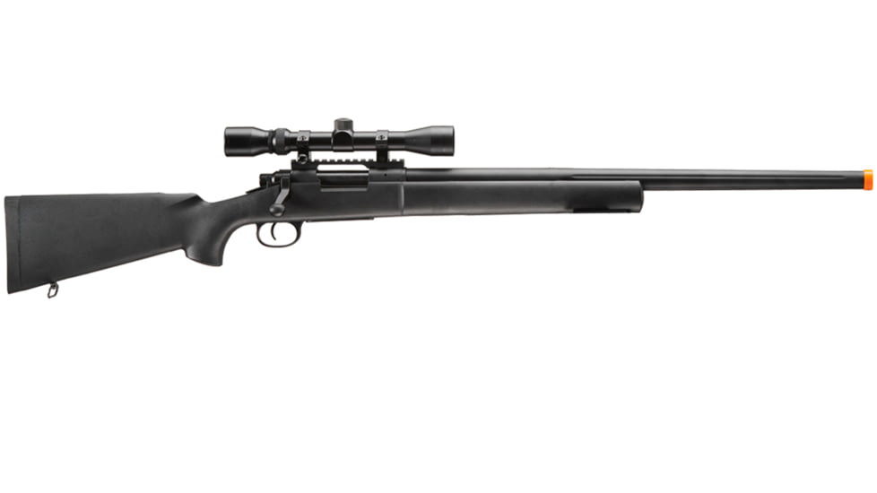 Lancer Tactical Airsoft M24 Bolt Action Sniper Rifle w/ Scope, Black, LT-28A