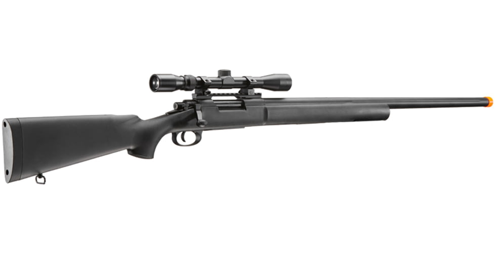 Lancer Tactical Airsoft M24 Bolt Action Sniper Rifle w/ Scope, Black, LT-28A