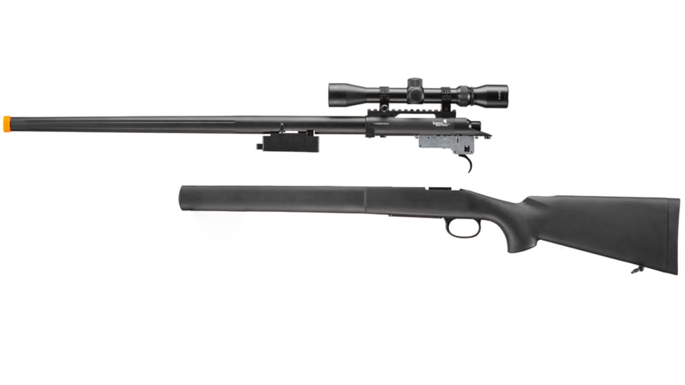 Lancer Tactical Airsoft M24 Bolt Action Sniper Rifle w/ Scope, Black, LT-28A