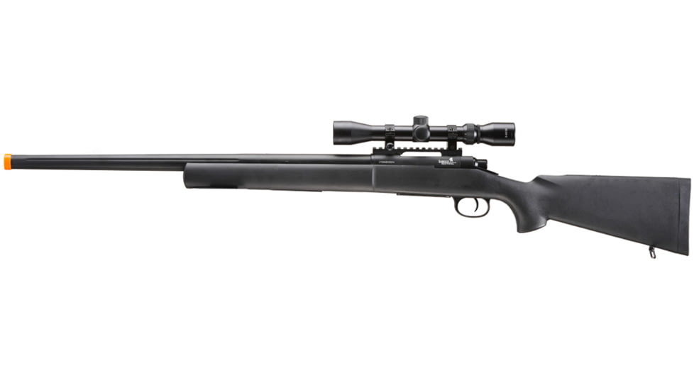 Lancer Tactical Airsoft M24 Bolt Action Sniper Rifle w/ Scope, Black, LT-28A