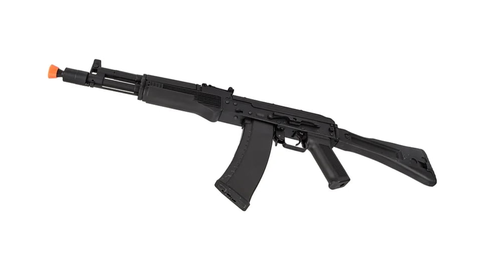 Lancer Tactical AK-105 AEG Airsoft Rifle w/ Foldable Stock, Black, LT-52