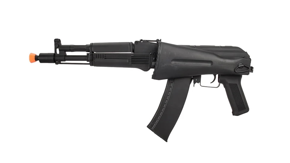 Lancer Tactical AK-105 AEG Airsoft Rifle w/ Foldable Stock, Black, LT-52