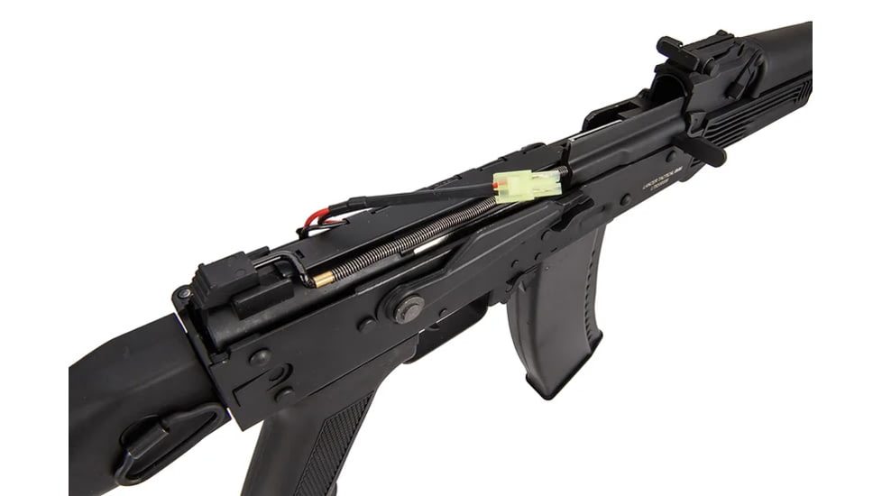 Lancer Tactical AK-105 AEG Airsoft Rifle w/ Foldable Stock, Black, LT-52
