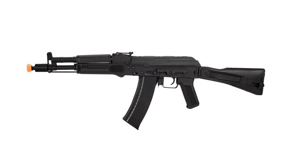 Lancer Tactical AK-105 AEG Airsoft Rifle w/ Foldable Stock, Black, LT-52