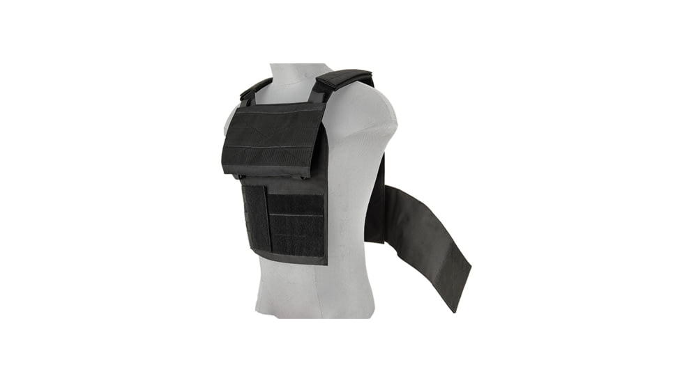 Lancer Tactical Buckle Up Version Airsoft Plate Carrier, Black, CA-297B