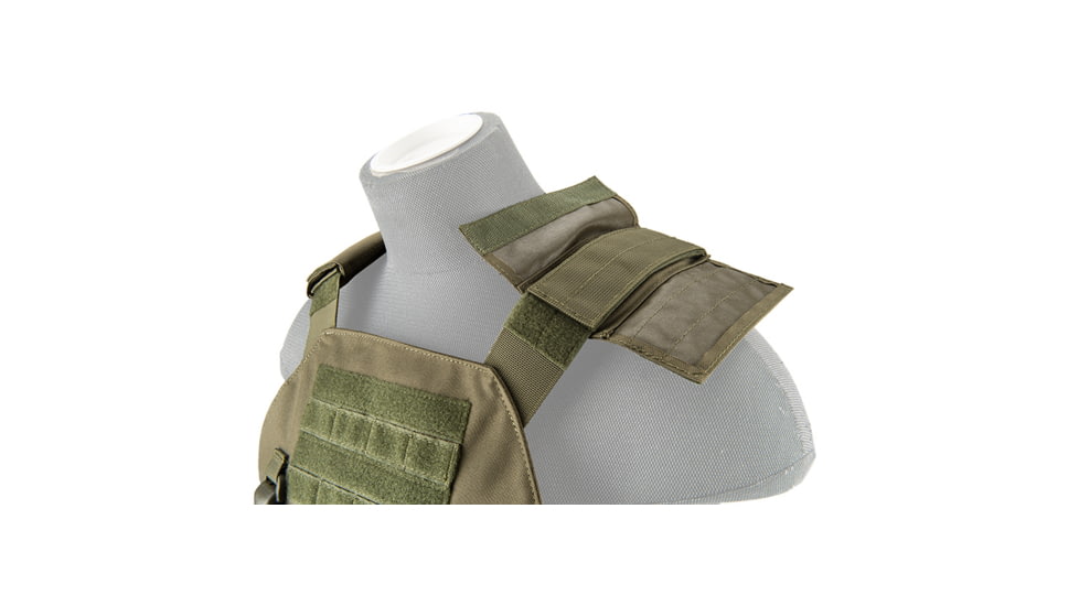 Lancer Tactical Buckle Up Version Airsoft Plate Carrier, Olive Drab, CA-297G