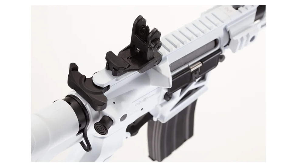 Lancer Tactical Enforcer Battle Hawk 10in Skeleton AEG w/ Alpha Stock, White/Black, LT-34WCB10-G2-ME