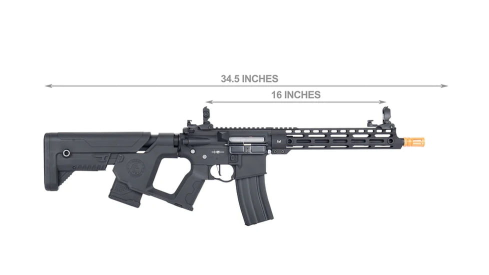 Lancer Tactical Enforcer BLACKBIRD AEG Rifle, Black, LT-30BB-G2-ME