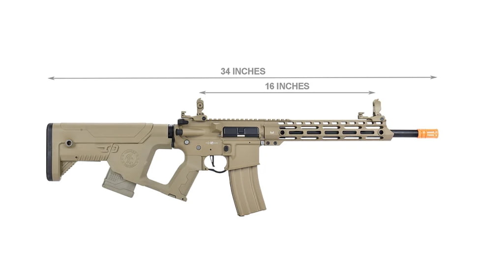 Lancer Tactical Enforcer BLACKBIRD AEG Rifle, Tan, LT-30TB-G2-ME