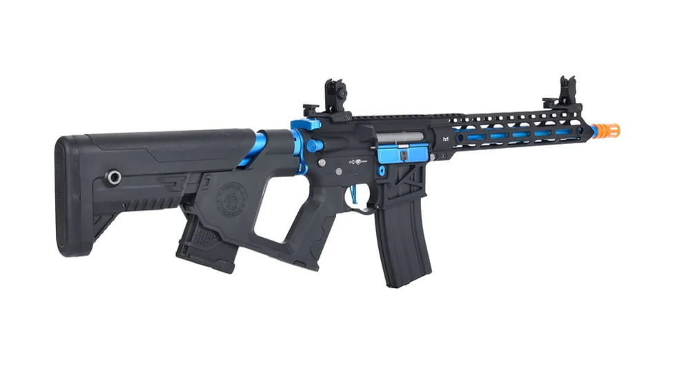 Lancer Tactical Enforcer Blackbird Skeleton AEG, Black/Blue, LT-30BCN-G2-ME