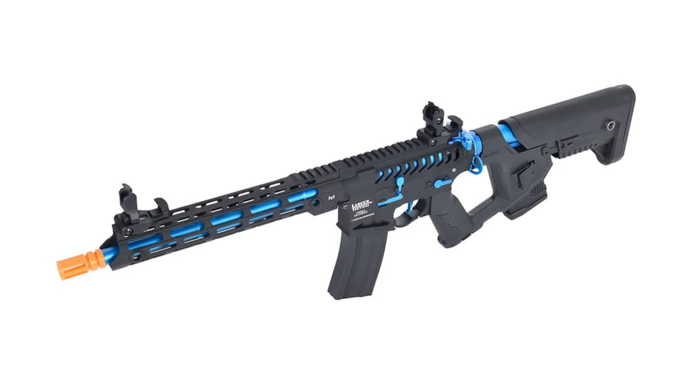 Lancer Tactical Enforcer Blackbird Skeleton AEG, Black/Blue, LT-30BCN-G2-ME