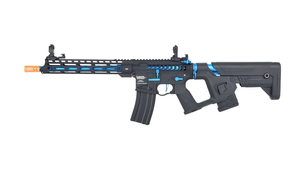 Lancer Tactical Enforcer Blackbird Skeleton AEG, Black/Blue, LT-30BCN-G2-ME
