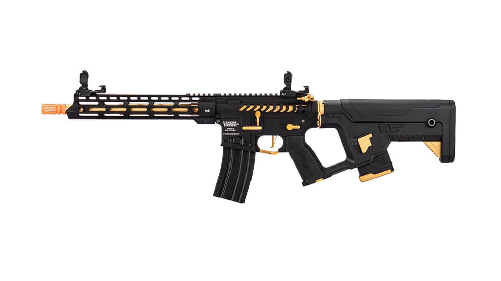 Lancer Tactical Enforcer Blackbird Skeleton AEG, Black/Gold, LT-30BCG-G2-ME