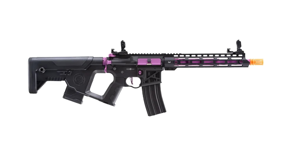 Lancer Tactical Enforcer Blackbird Skeleton AEG, Black/Purple, LT-30BCP-G2-ME