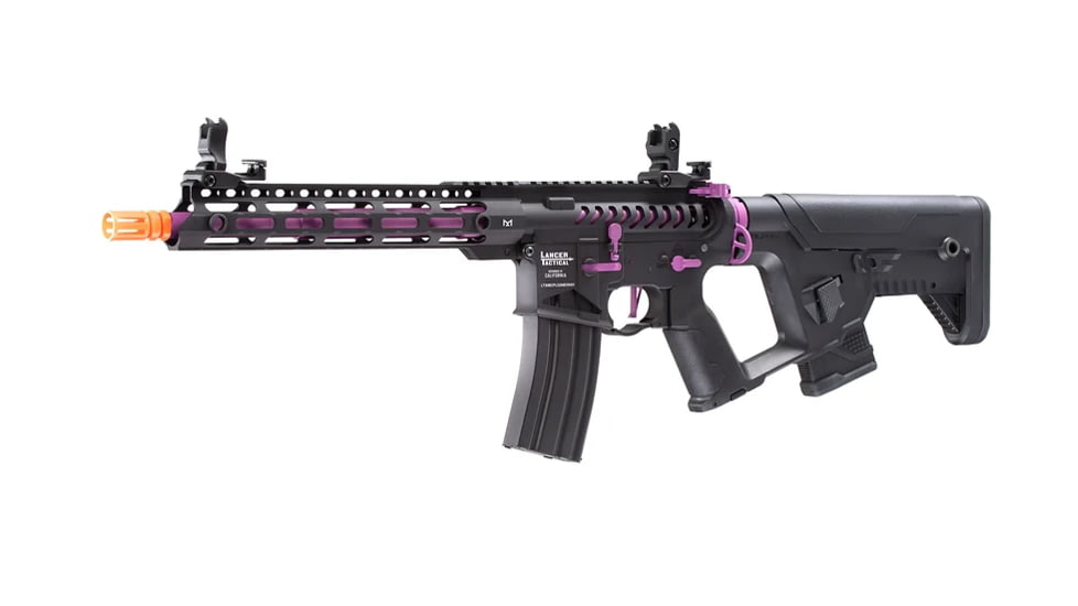 Lancer Tactical Enforcer Blackbird Skeleton AEG, Black/Purple, LT-30BCP-G2-ME