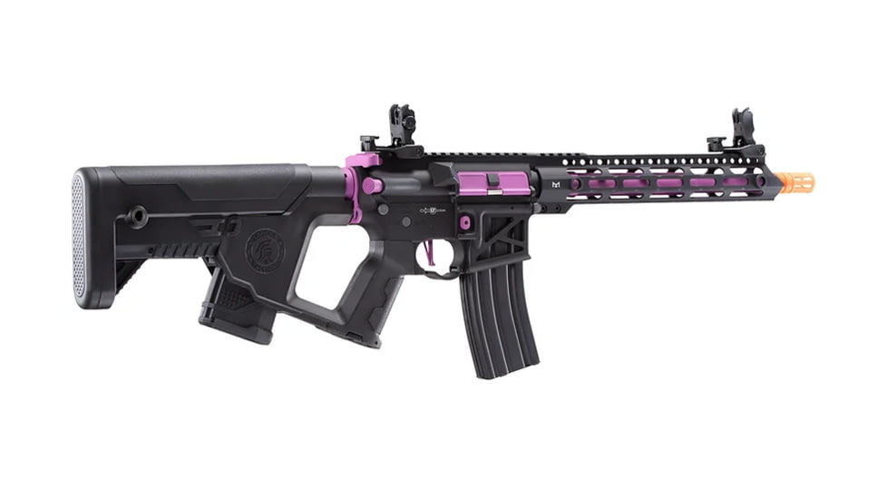 Lancer Tactical Enforcer Blackbird Skeleton AEG, Black/Purple, LT-30BCP-G2-ME