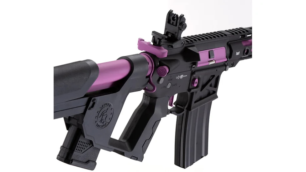 Lancer Tactical Enforcer Blackbird Skeleton AEG, Black/Purple, LT-30BCP-G2-ME