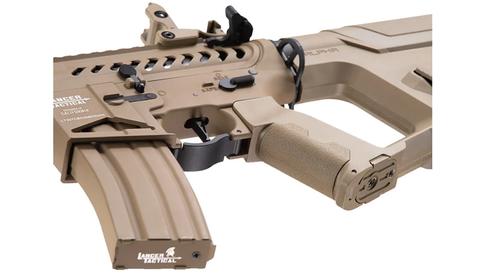 Lancer Tactical Enforcer Blackbird Skeleton AEG, Tan, LT-30TCB-G2-ME