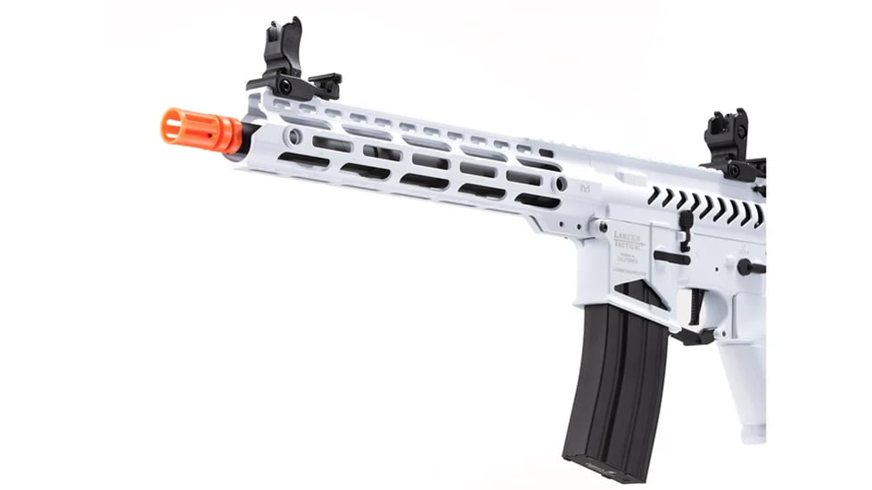 Lancer Tactical Enforcer Blackbird Skeleton AEG, White, LT-30WCB-G2-ME
