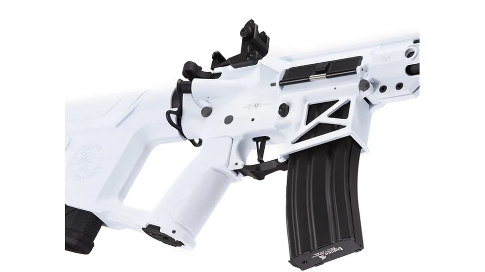Lancer Tactical Enforcer Blackbird Skeleton AEG, White, LT-30WCB-G2-ME