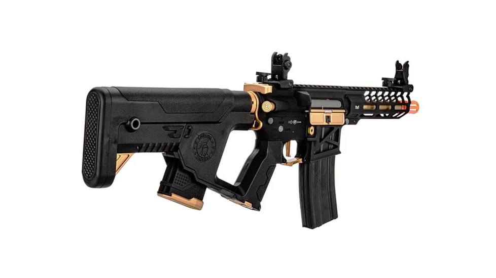 Lancer Tactical Enforcer NEEDLETAIL Skeleton AEG, Black/Gold, LT-29BCGL-G2-ME