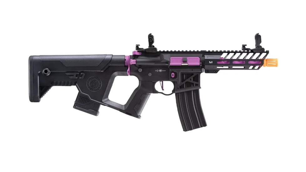 Lancer Tactical Enforcer NEEDLETAIL Skeleton AEG, Black/Purple, LT-29BCPL-G2-ME