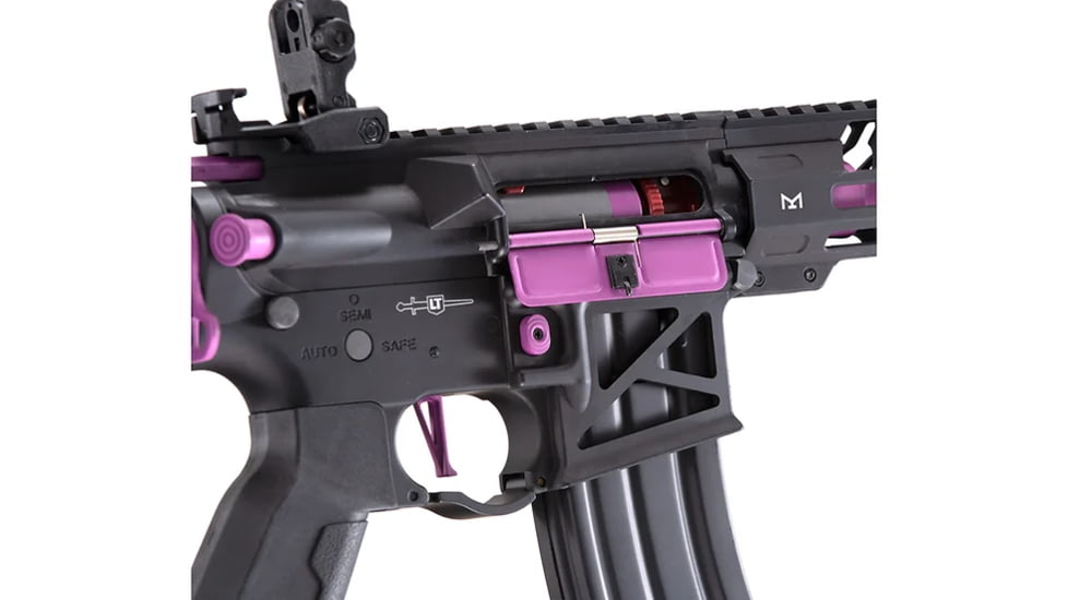 Lancer Tactical Enforcer NEEDLETAIL Skeleton AEG, Black/Purple, LT-29BCPL-G2-ME