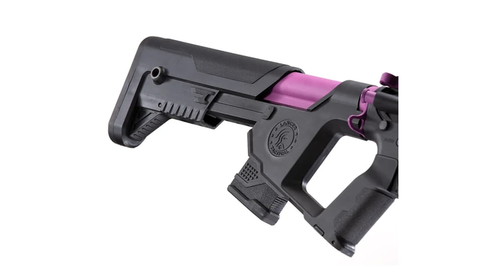 Lancer Tactical Enforcer NEEDLETAIL Skeleton AEG, Black/Purple, LT-29BCPL-G2-ME
