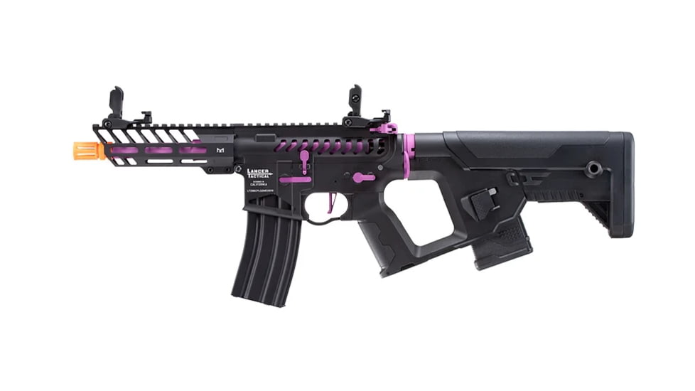 Lancer Tactical Enforcer NEEDLETAIL Skeleton AEG, Black/Purple, LT-29BCPL-G2-ME