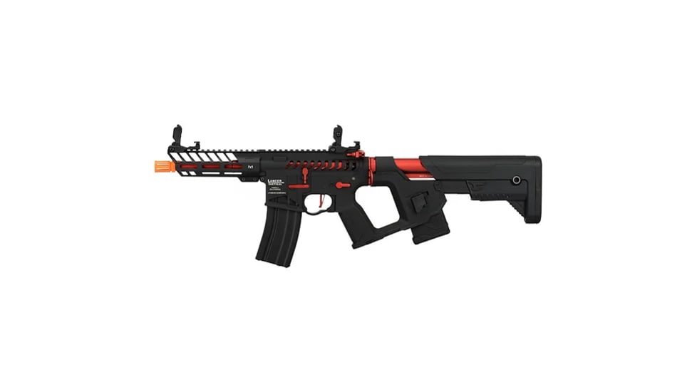 Lancer Tactical Enforcer NEEDLETAIL Skeleton AEG, Black/Red, LT-29BCRL-G2-ME