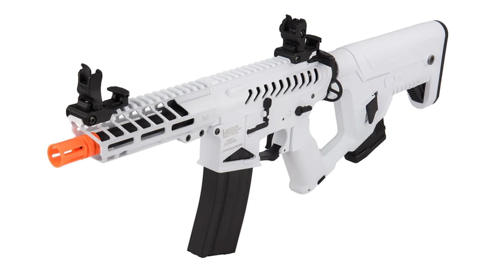 Lancer Tactical Enforcer NEEDLETAIL Skeleton AEG, White/Black, LT-29WCBL-G2-ME