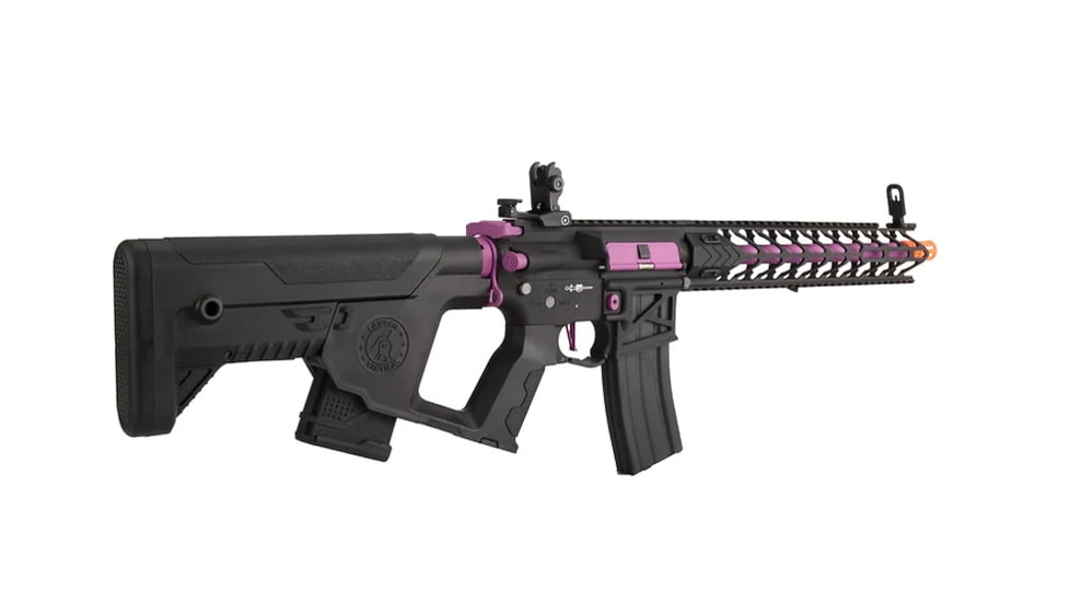 Lancer Tactical Enforcer Night Wing AEG w/ Alpha Stock, Black/Purple, LT-33BCP-G2-ME